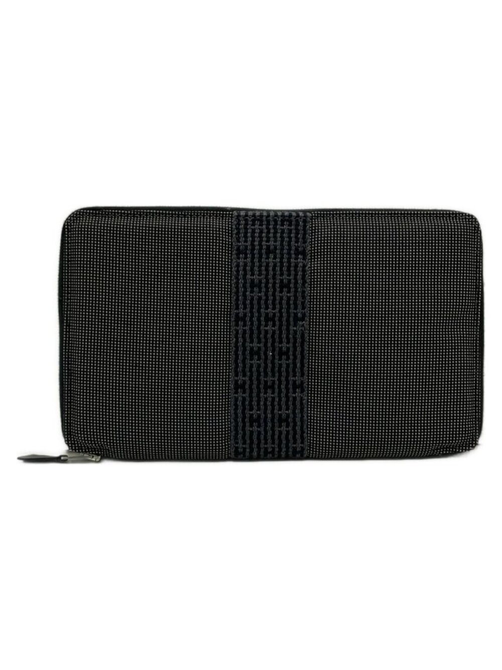 Hermes Wallet Herline Purse GM Gray Zip Around
